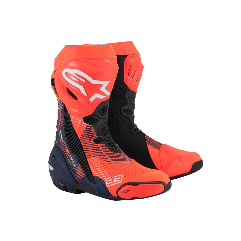 Supertech R Vented Limited Edition Marquez Red Fluoro/Dark Blue