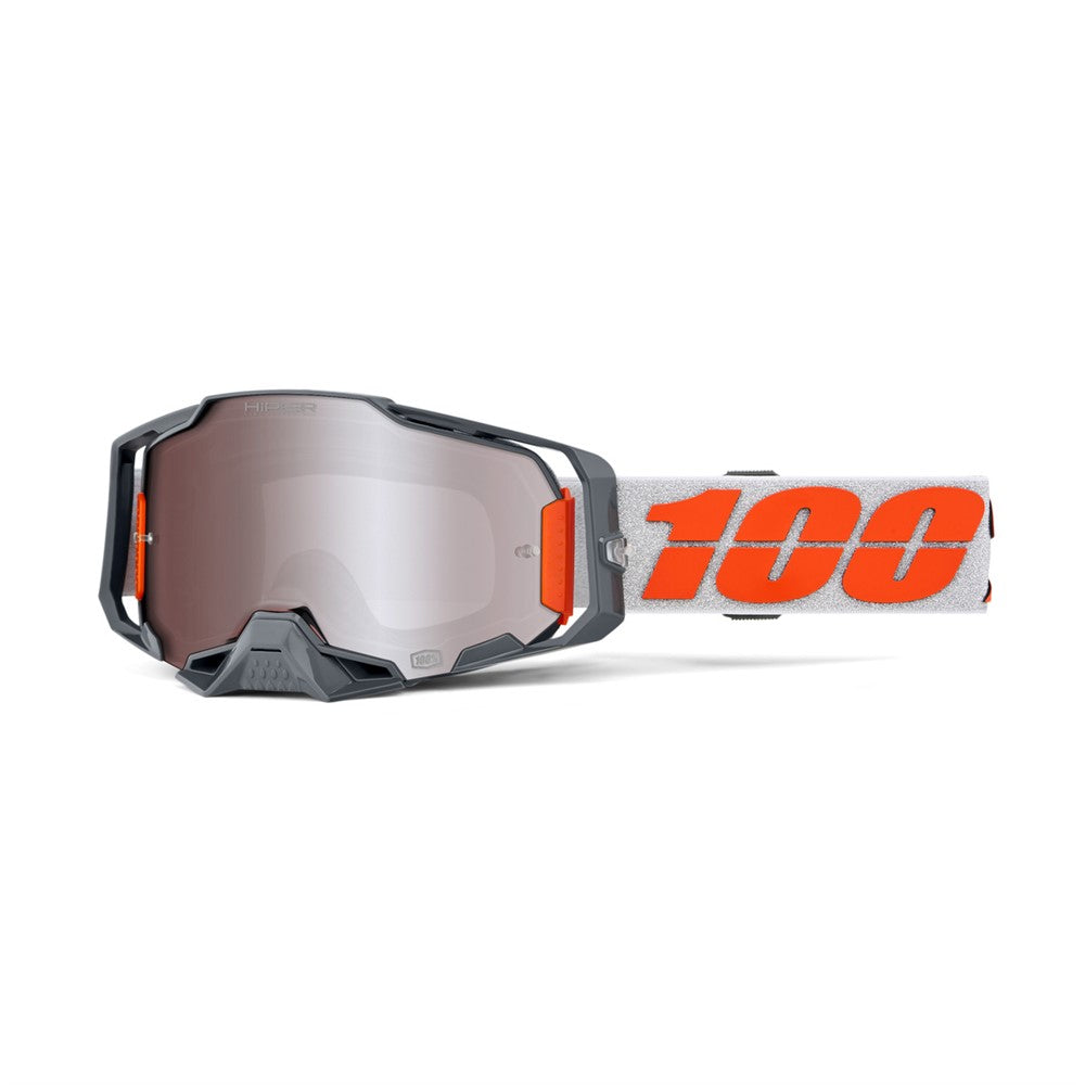 100% Armega Goggle Silver