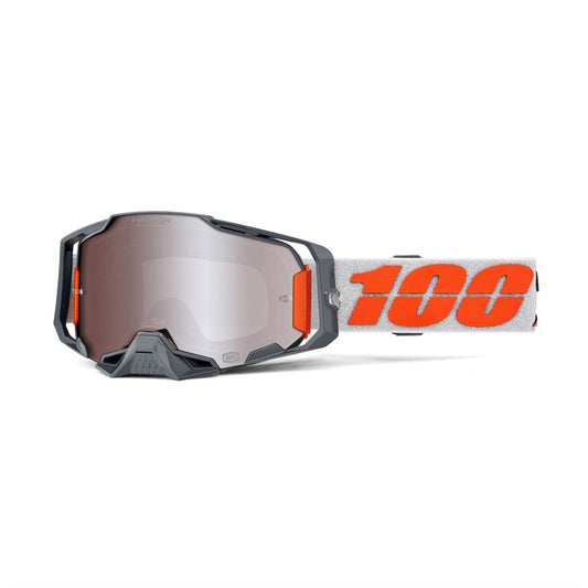 100% Armega Goggle Silver