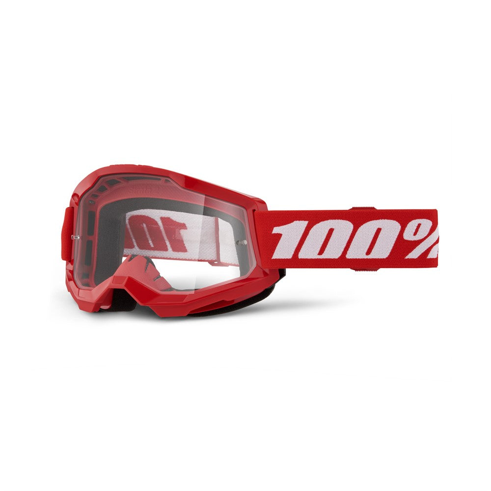 100% Strata 2 Youth Goggle Red