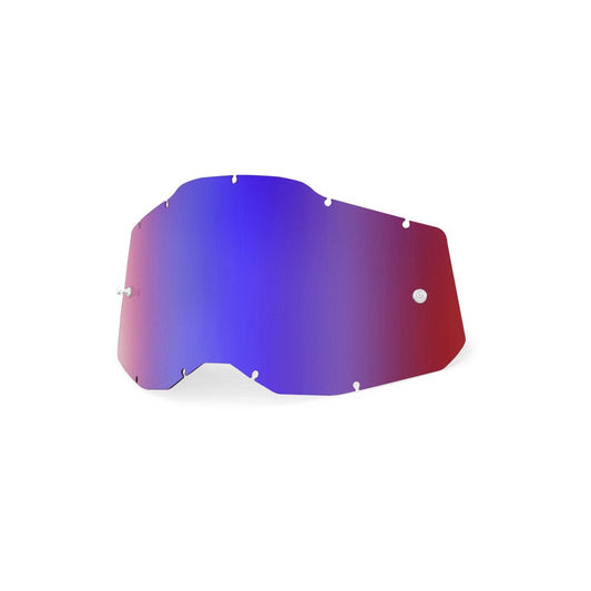 100% RC2/AC2/ST2 Mirror Red/Blue