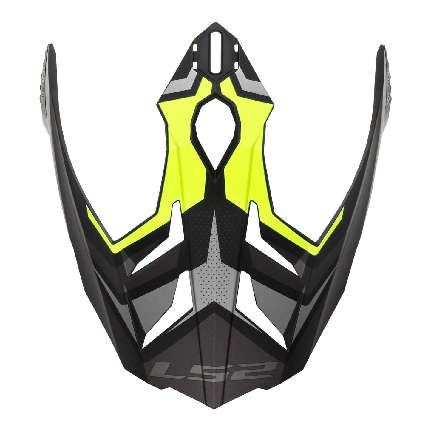 LS2 MX701 Explorer Peak Focus M. - Titanium / Hi-Vis Yellow