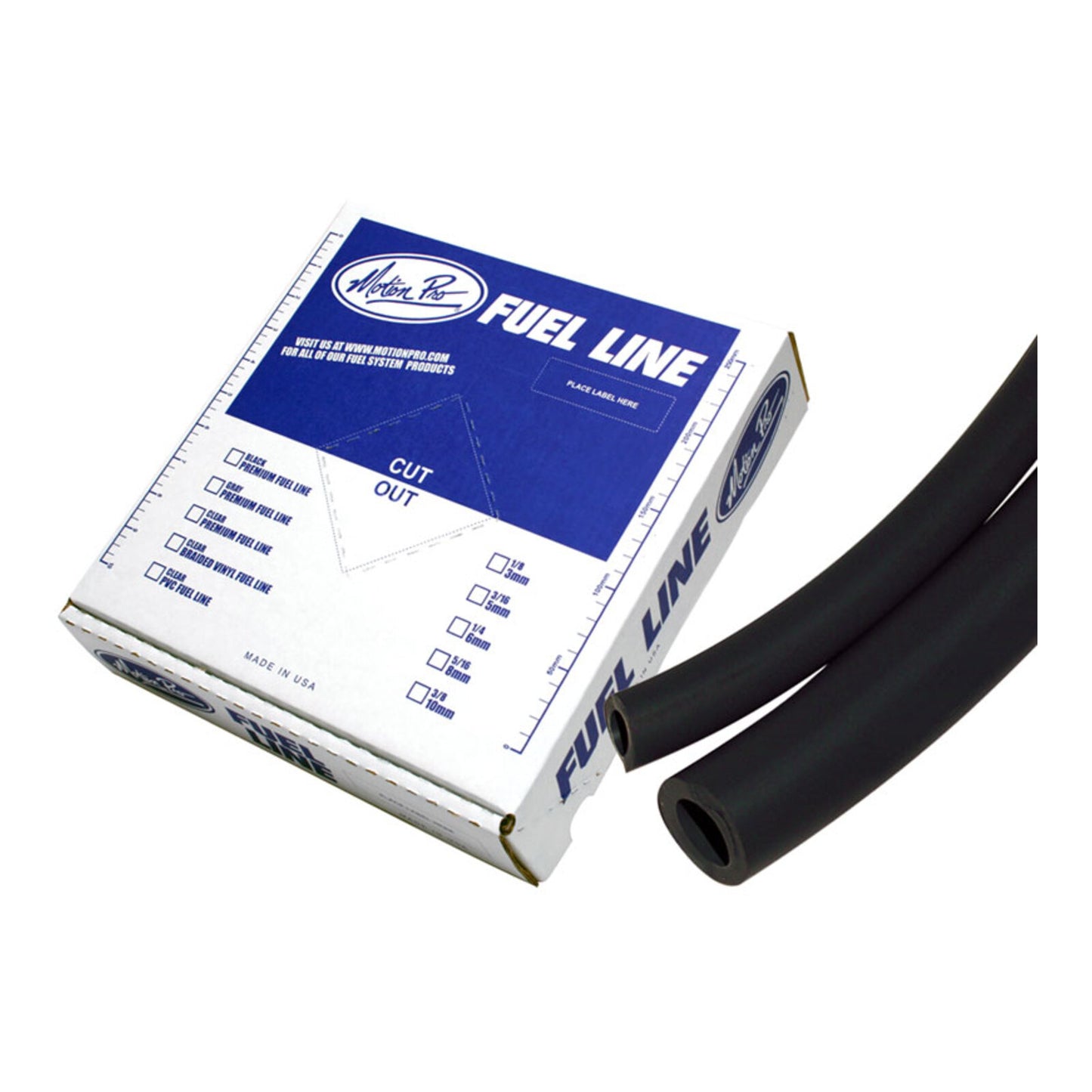 Motion Pro Fuel Hose Tygon - Black, 5mm 25ft