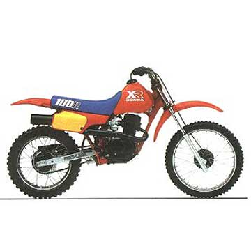 Honda  XR100 - 1986