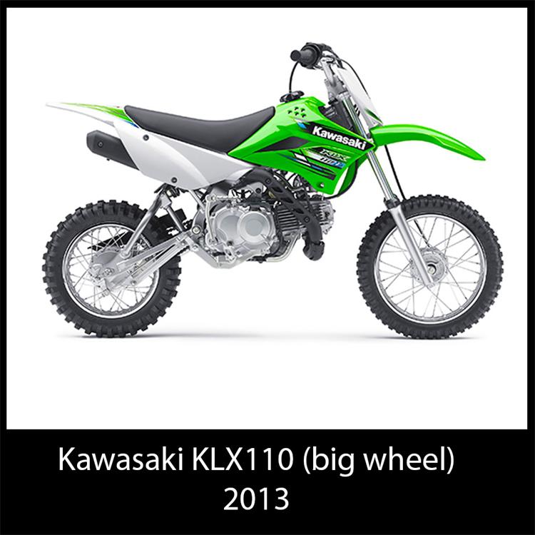 2013 Kawasaki KLX110L  Big Wheel