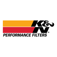 K&N Engineering logo featuring the iconic red and black branding, known for high-flow motorcycle air and oil filters.