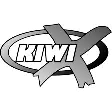 Kiwi-X logo with a distinct New Zealand-inspired design, representing essential accessories for the local motorcycle market.