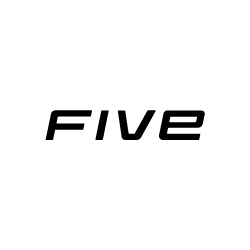 Five Advanced Gloves logo featuring the word "FIVE" in a clean, modern sans-serif typeface, sometimes accompanied by a stylized hand or numeral 5 icon.