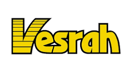 Vesrah logo with a technical, Japanese-influenced style, representing precision-made motorcycle brake pads and engine parts.