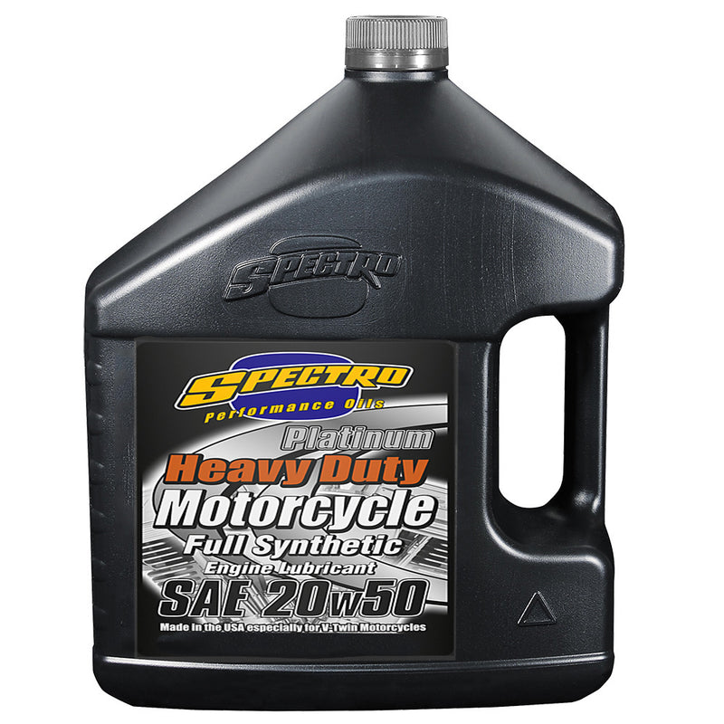 Load image into Gallery viewer, Heavy Duty Platinum full syn 20w50 3.786ltr Spectro
