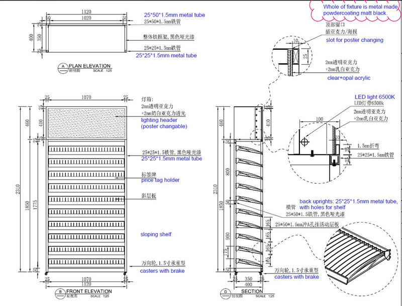 Load image into Gallery viewer, 12 TIER PAINT RACK W/SIGNAGE LARGE STAND SCALE MODELLERS SUPPLY
