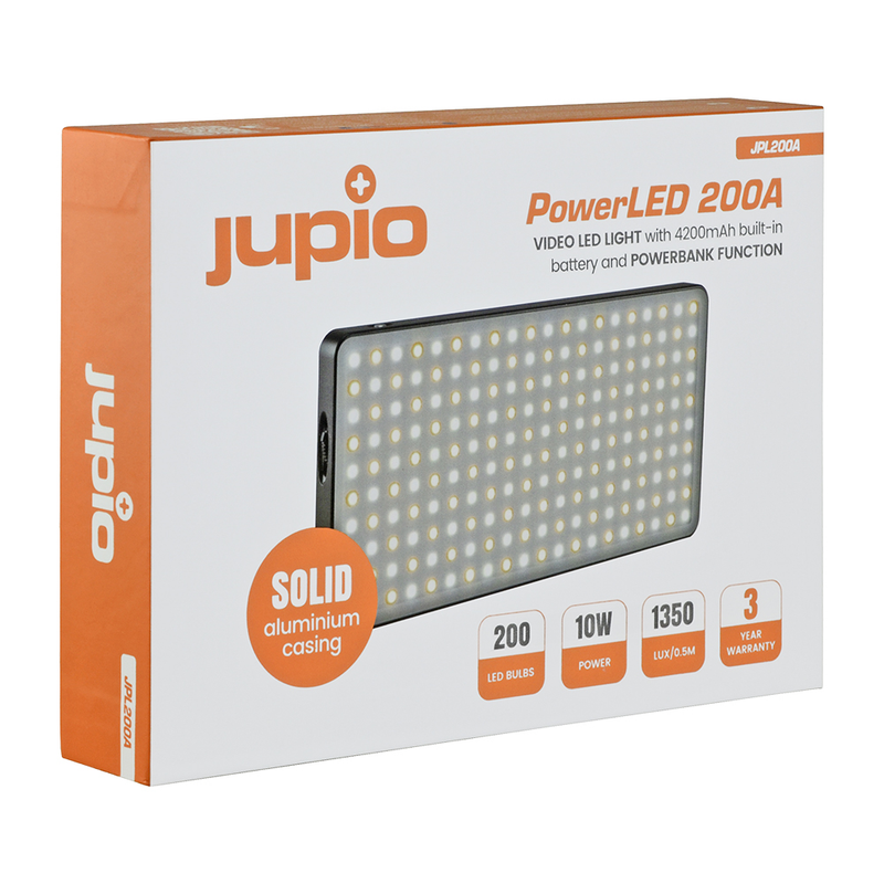 Load image into Gallery viewer, JUPIO POWERLED 200A LED LIGHT / POWER BANK WITH BUILT-IN BATTERY 4200MAH
