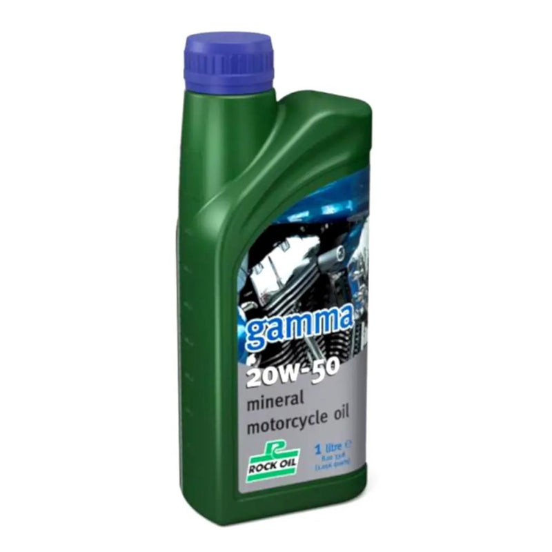 Load image into Gallery viewer, ENGINE OIL GAMMA 20W-50 ROCK OIL MINERAL OIL 1L
