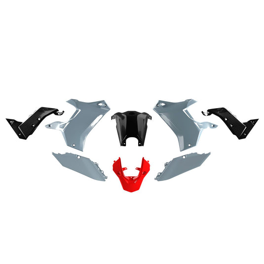PLASTICS KIT RTECH 5 PIECE YAMAHA XT700Z TENERE 19-24 GREY BLACK