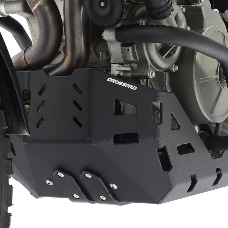 Load image into Gallery viewer, BASHPLATE CROSSPRO BLACK APRILIA TUAREG 660
