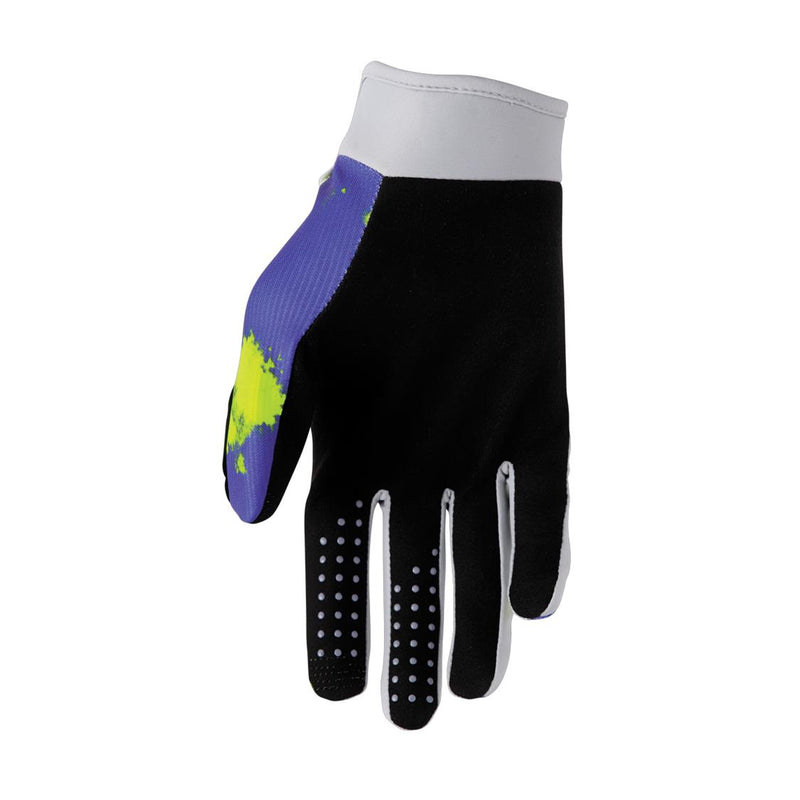 Load image into Gallery viewer, THOR GLOVE YOUTH LAUNCHMODE BLEACH GRAY/ACID
