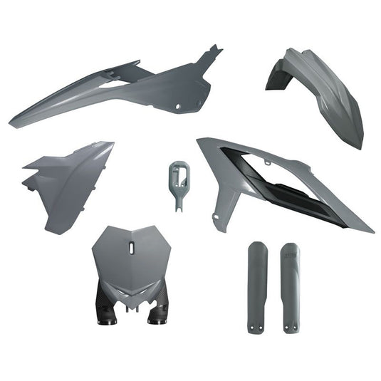 PLASTICS KIT RTECH 6 PIECE GREY BETA 125RX 200RX 250RX 350RX 390RX 430RX 480RX 23 300RX