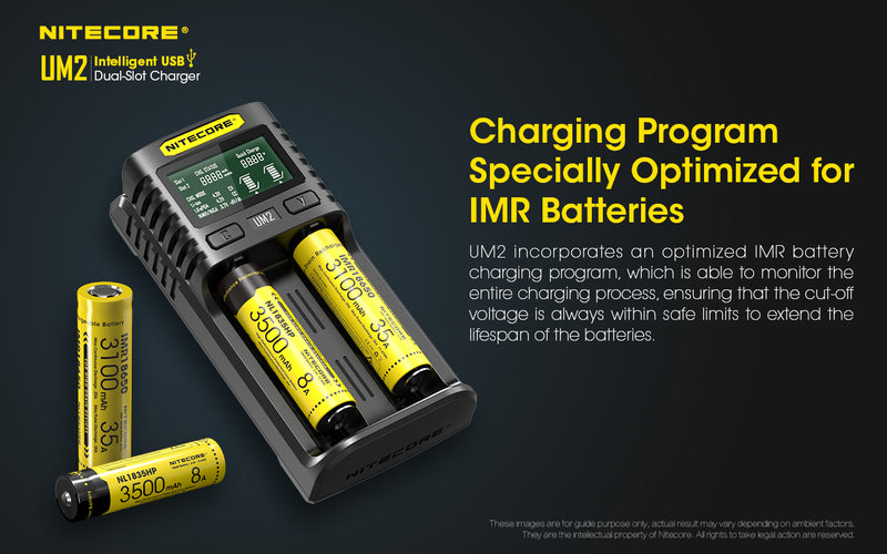 Load image into Gallery viewer, NITECORE INTELLIGENT BATTERY CHARGER USB DUAL SLOT
