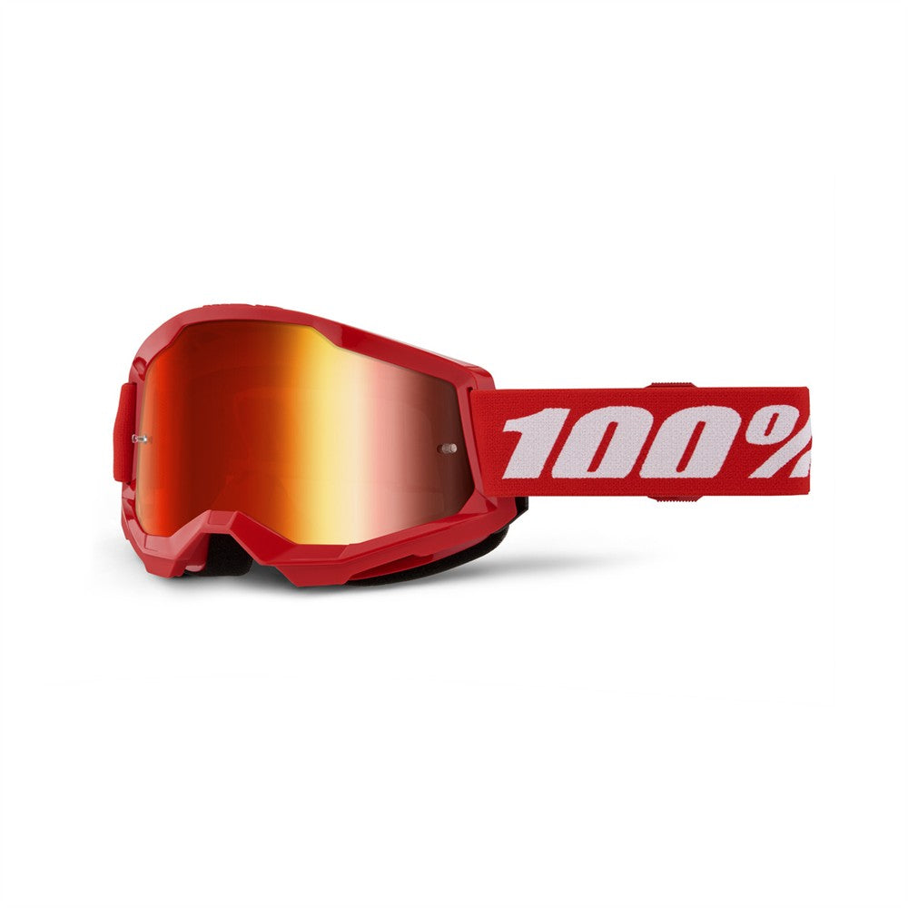 100% Strata 2 Goggle Red