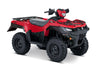 Red and black 2026 Suzuki KingQuad 750 Power Steer ATV on a white background