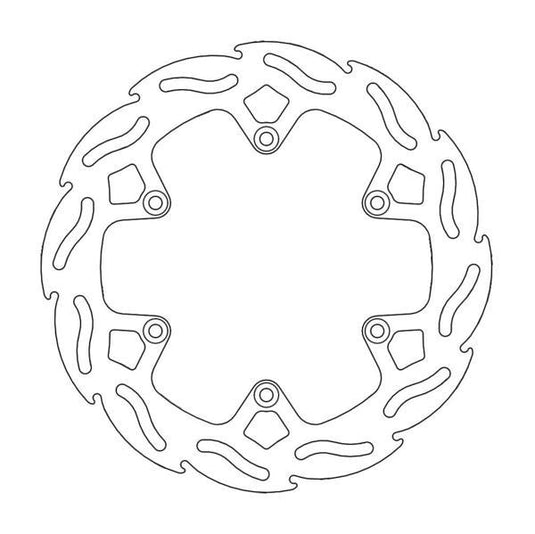 BRAKE DISC REAR MOTO MASTER FLAME 220MM GAS GAS HUSABERG HUSQVARNA KTM