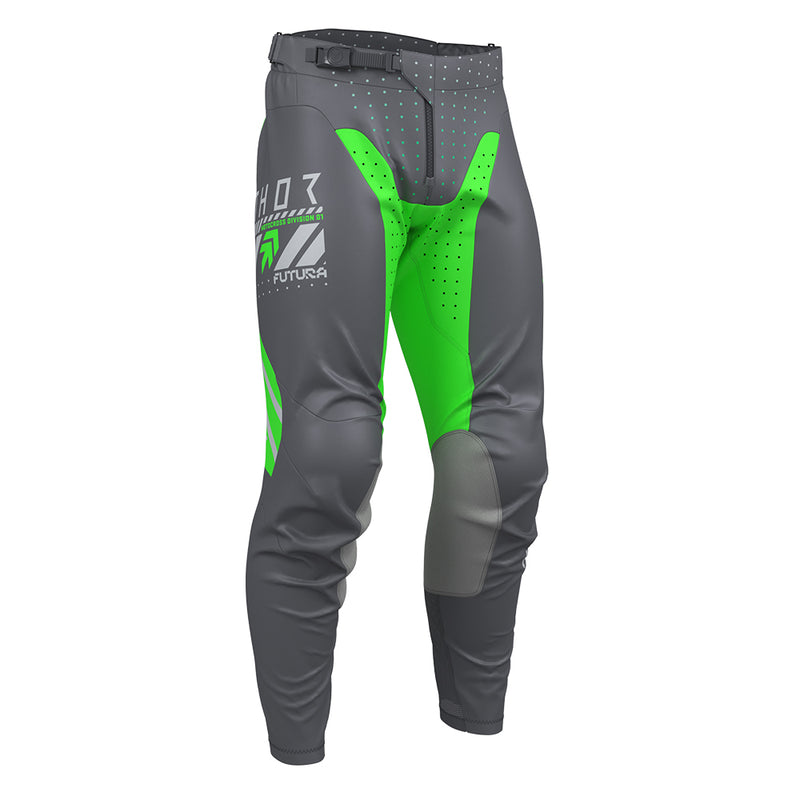 Load image into Gallery viewer, THOR MX PANT LAUNCHMODE FUTURA CHAR/GREEN
