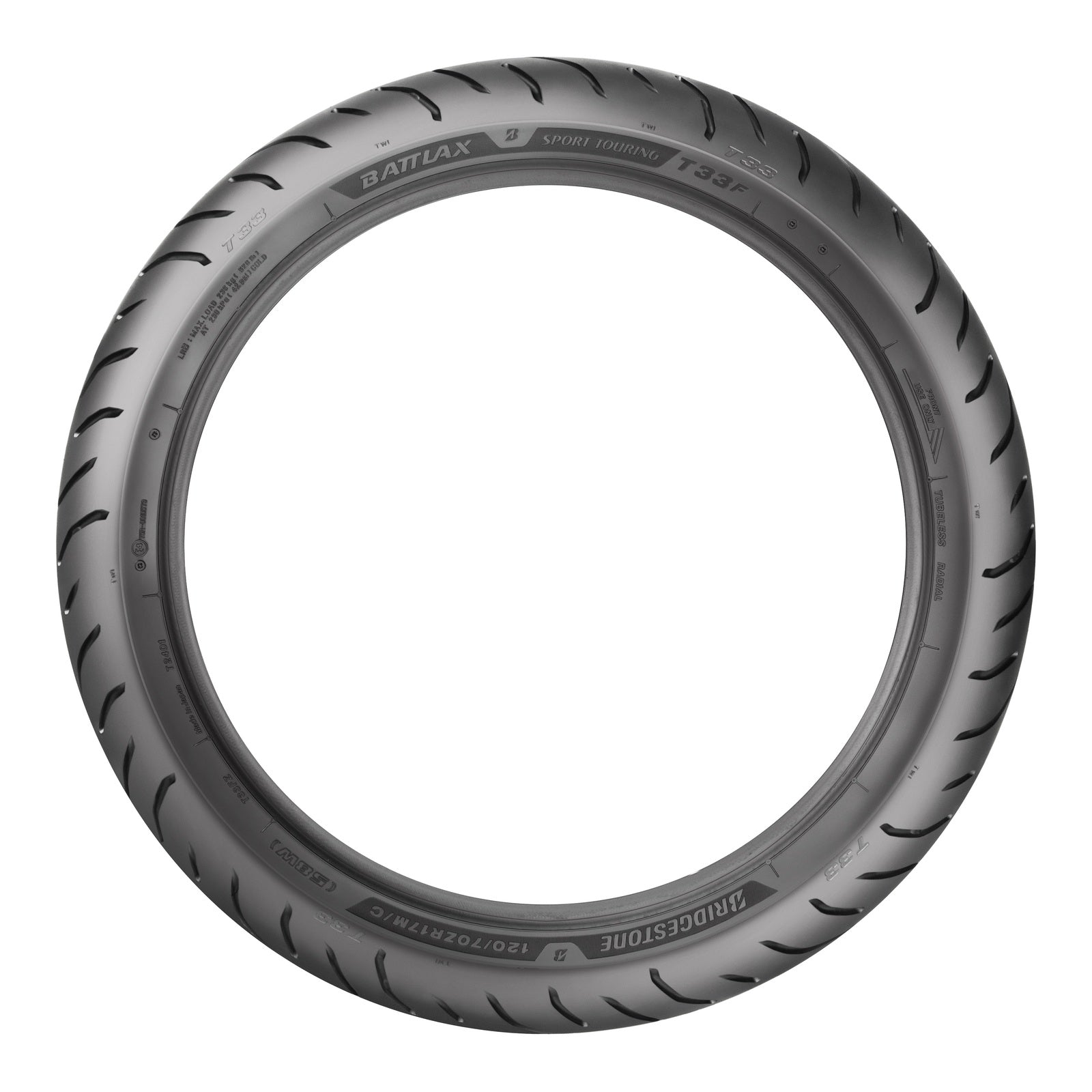 Bridgestone Battlax Sport Touring T33 120/60ZR17 Front Tyre (55W)