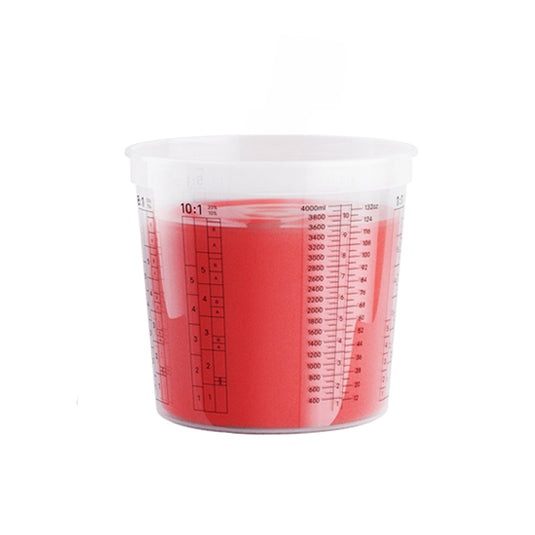HANSPRAY MIXING CUPS 4000ML (5000ML CAPACITY)  - SLEEVE OF 10