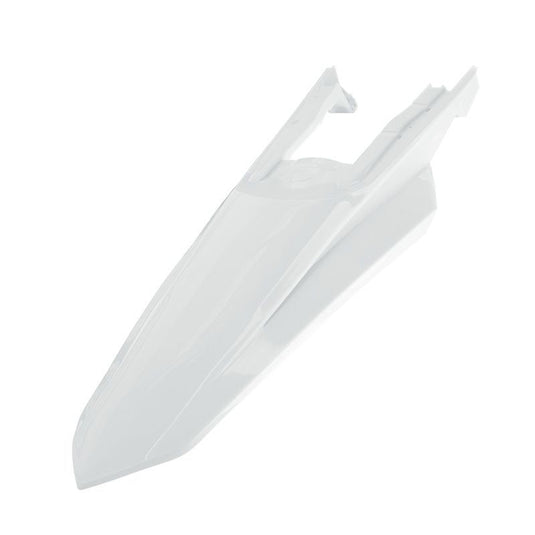 REAR FENDER RTECH WHITE KTM EXC XC-W XCF-W EXC-F