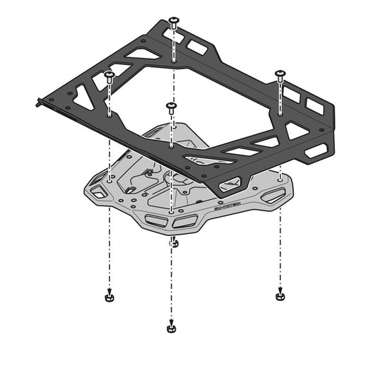 REAR CARRIER SW MOTECH STEEL RACK KAWASAKI Z900RS CAFE SE ANNIV