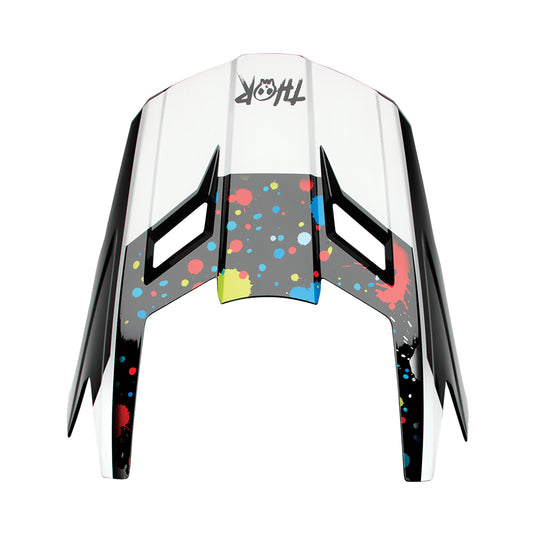 HELMET VISOR KIT S27 THOR MX FLEET SPLAT BLACK YOUTH
