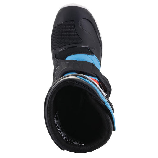 Alpinestars Tech-3S Kids MX Boots Black/Yellow Fluoro/Red Fluoro