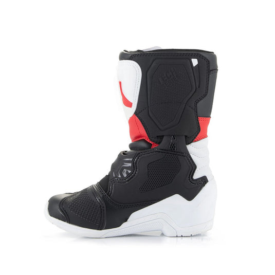 Alpinestars Tech-3S Kids MX Boots White/Black/Bright Red