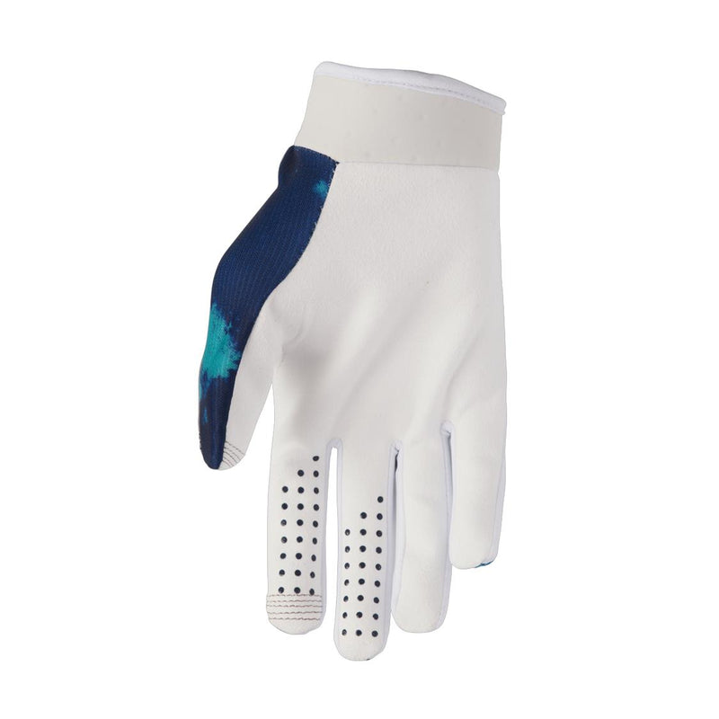 Load image into Gallery viewer, THOR GLOVE YOUTH LAUNCHMODE BLEACH WHITE/AQUA
