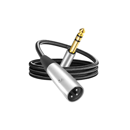 MALE XLR TO 1/4