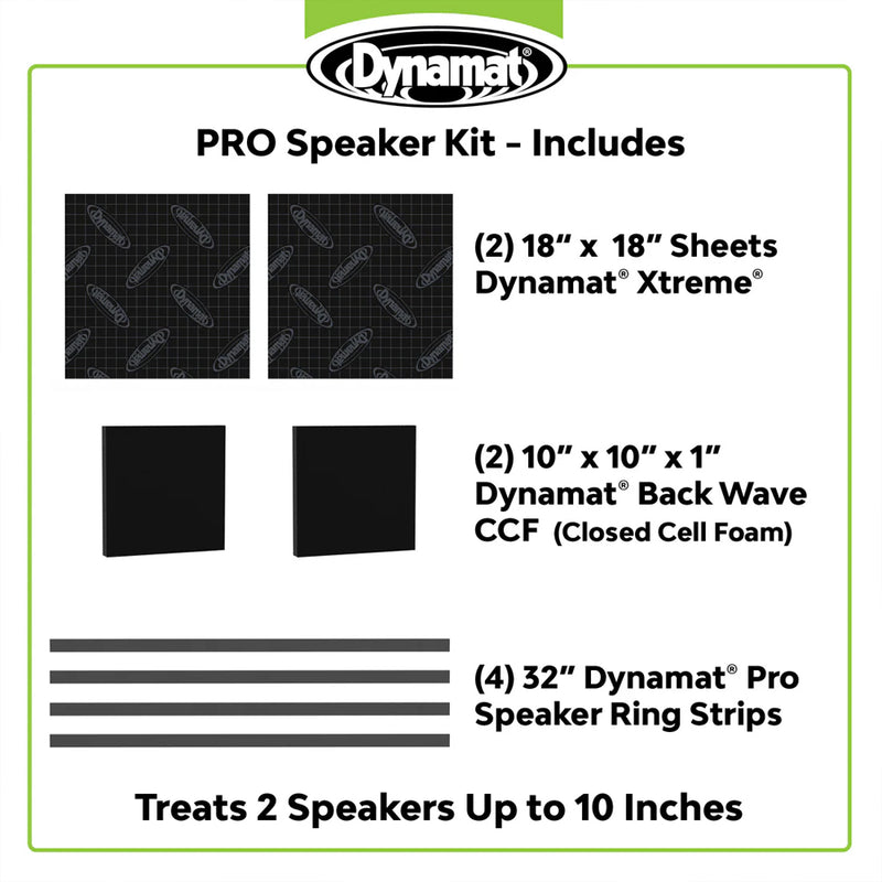 Load image into Gallery viewer, DYNAMAT PRO SPEAKER KIT (457MM X 457MM X 5MM) - 2 SHEET PACK (0.84 SQ METRE COVERAGE)
