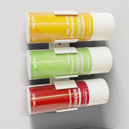 FORMULA AEROSOL CAN WALL HOLDER - HOLDS 3 CANS