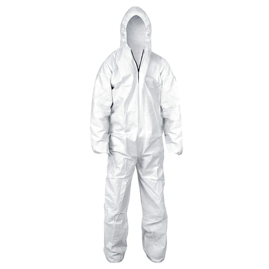 HEAVY DUTY DISPOSABLE COVERALL 55GSM MEDIUM
