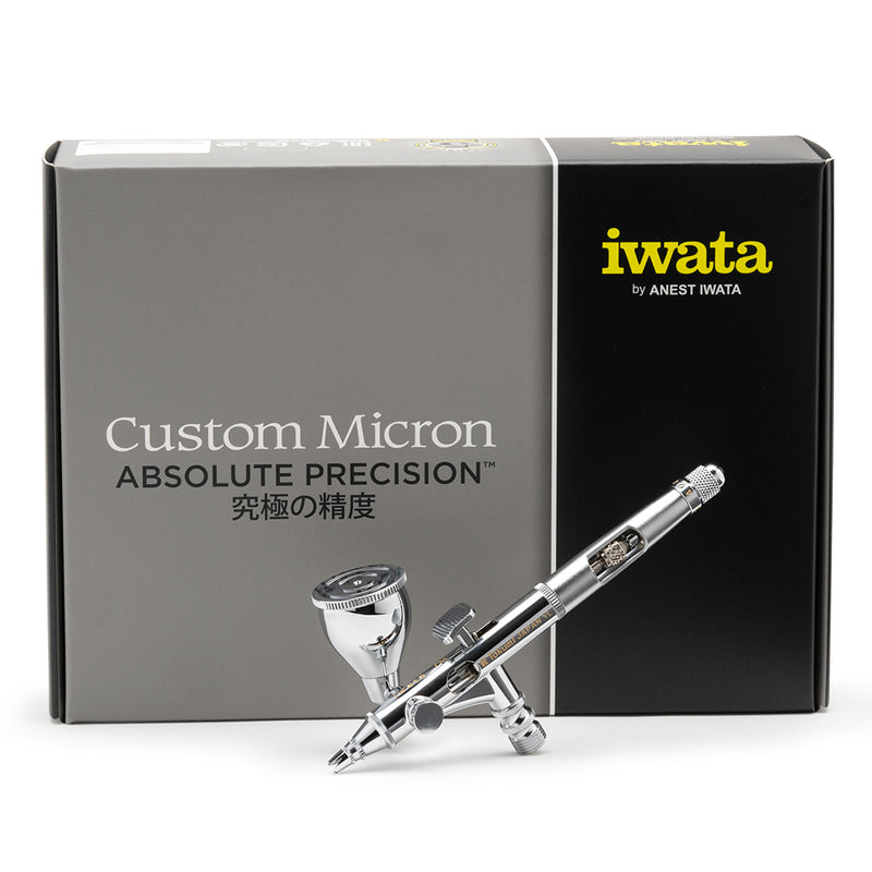 Load image into Gallery viewer, IWATA GRAVITY AIRBRUSH CUSTOM MICRON TAKUMI SIDE FEED DUAL ACTION 0.18MM
