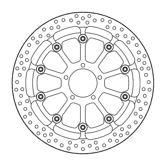 BRAKE DISC FRONT MOTO MASTER HALO 320MM FLOATING KTM 1290 SUPERDUKE 16-21 1290 SUPERDUKE R 14-21