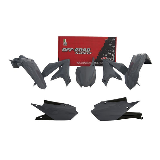 PLASTICS KIT RTECH 5 PIECE QUANTUM GREY YAMAHA YZ250F 19-23 YZ250FX 19-24 YZ450F 18-22 YZ450FX 19-23