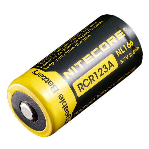 Load image into Gallery viewer, NITECORE LI-ION RECHARGEBALE BATTERY RCR123A (3.7V, 650mAh)

