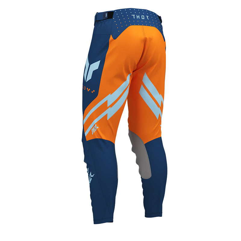 Load image into Gallery viewer, THOR MX PANT LAUNCHMODE FUTURA NAVY/ORANGE
