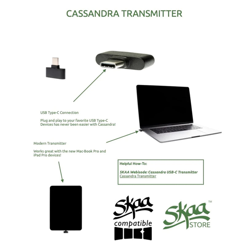 Load image into Gallery viewer, SKAA TRANSMITTER CASSANDRA USB-C CONNECTOR
