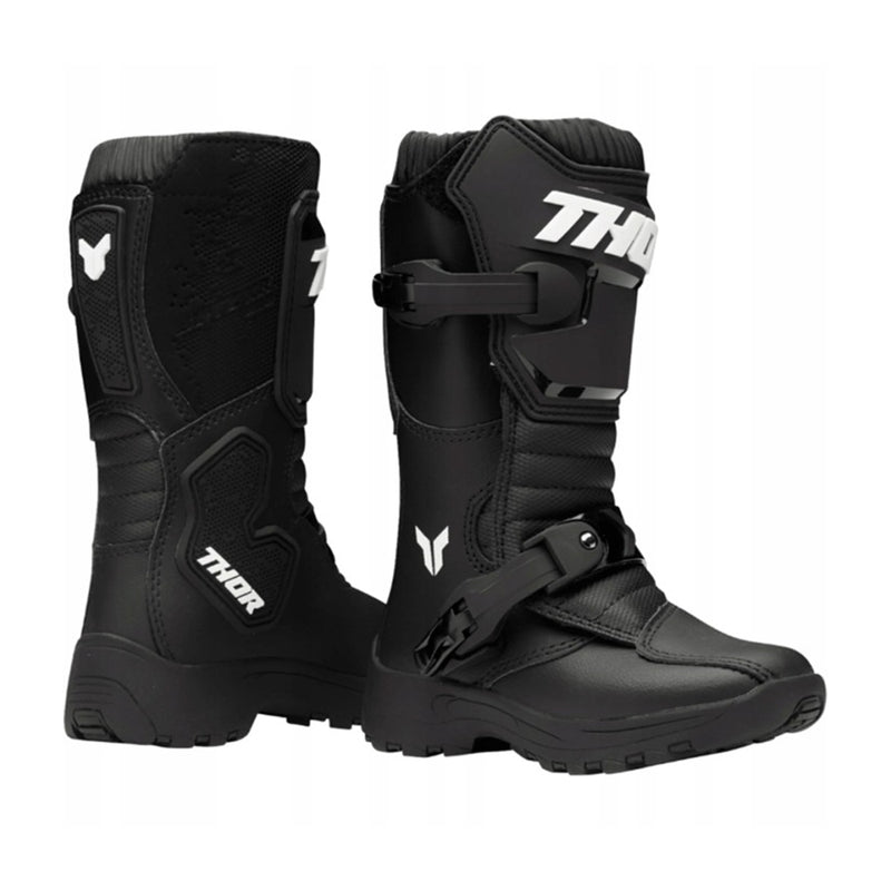 Load image into Gallery viewer, THOR MINI BLITZ XR BOOTS YOUTH BLACK
