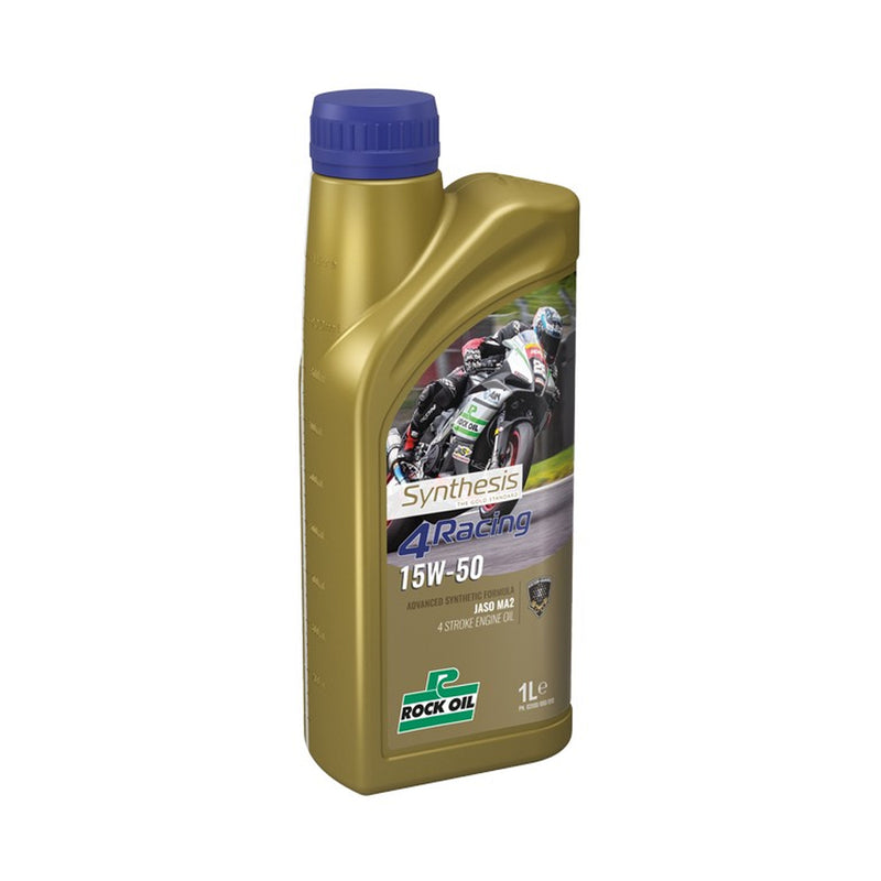 Load image into Gallery viewer, ENGINE OIL FULLY SYNTHETIC 15W 50 SYNTHESIS 4 RACING ROCK OIL 1L
