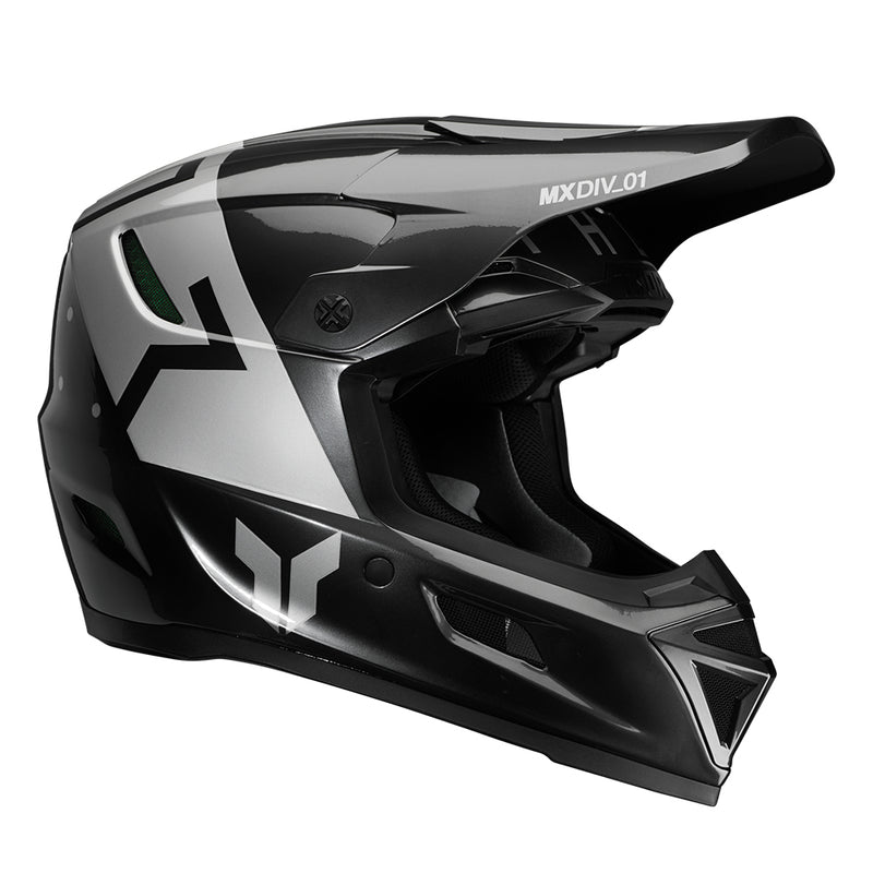 Load image into Gallery viewer, THOR HELMET REFLEX ROGUE CHARCOAL/SILVER
