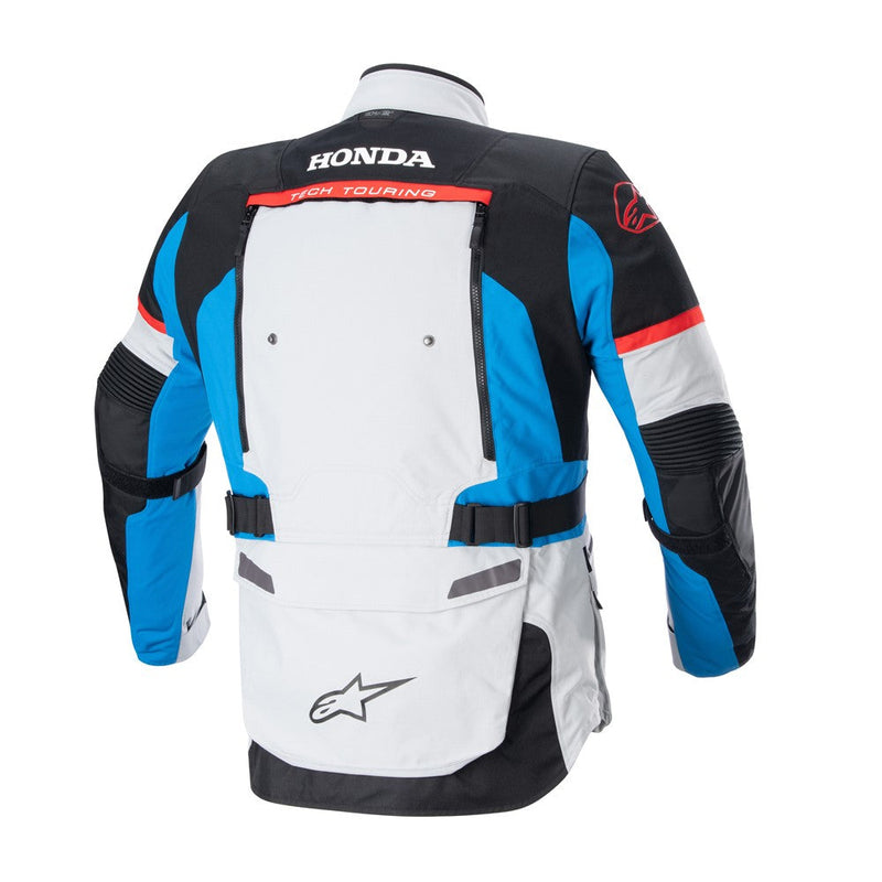 Load image into Gallery viewer, Alpinestars Honda Bogota Pro Drystar Jacket Ice Gray/Blue/Bright Red
