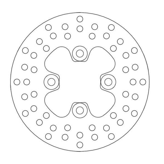 BRAKE DISC FRONT MOTO MASTER ROUND 161MM YAMAHA