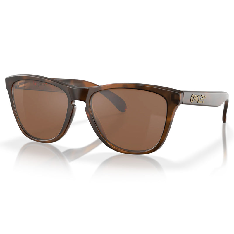 Load image into Gallery viewer, 0OO9013-C555 Oakley Frogskins Sunglasses Matte Tortoise Frame with PRIZM Tungsten Lens
